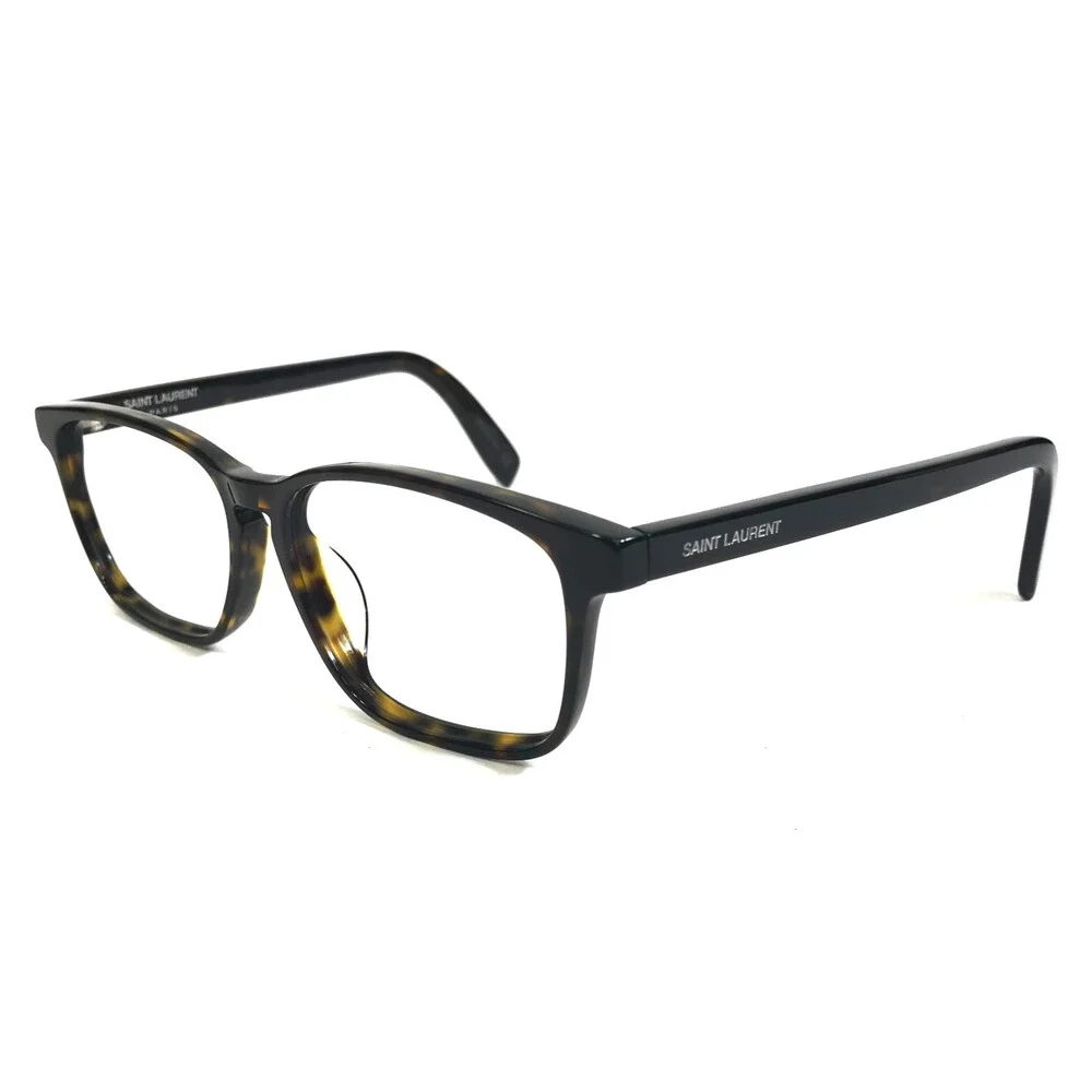 Saint Laurent Eyeglasses Frames SL173/F 002 Tortoise Square Asian Fit 56-15-150 - Picture 5 of 12